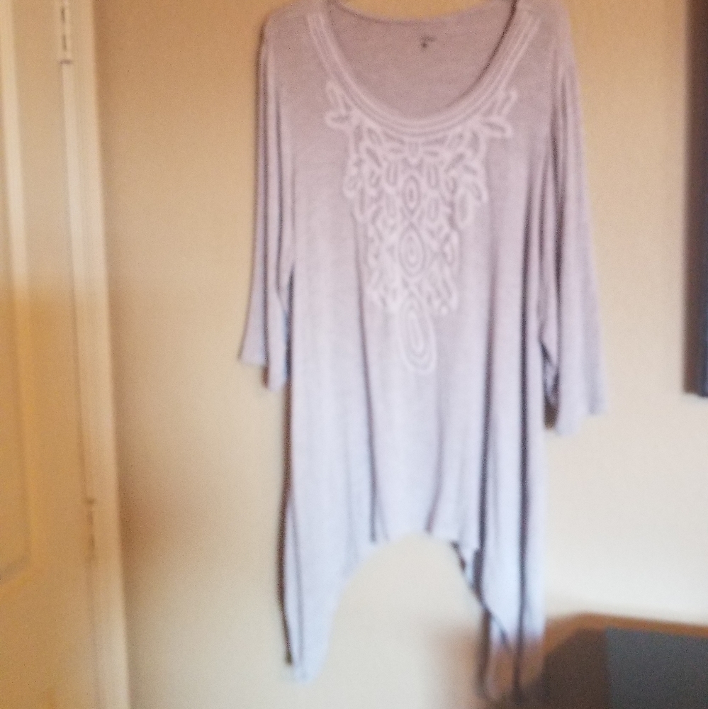 Indigo knit top